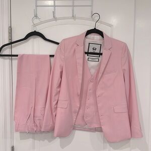 Kids Pink Matching Suit Set